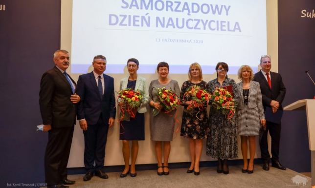 Nauczycielka z Suwałk nagrodzona przez Zarząd Województwa Podlaskiego Katarzyna Romanowska nagrodzona w Białymstoku