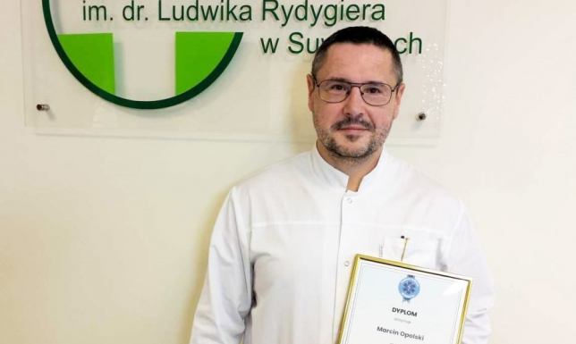 Suwalski szpital i chirurg nagrodzeni II miejsce w kategorii Chirurg Roku w Plebiscycie Medycznym Hiporkates