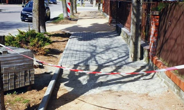 REMONT CIĄGÓW PIESZYCH NA UL. KAWALERYJSKIEJ w Suwałkach