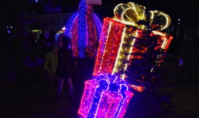 Rozświetlenie choinki miejskiej w Suwałkach