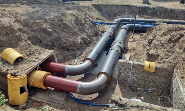 Dostępność ciepłej wody pojawiała się różnych godzinach w poszczególnych częściach miasta