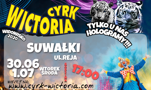 Cyrk z hologramami zwierząt w Suwałkach - konkurs Cyrk z hologramami zwierząt w Suwałkach - konkurs