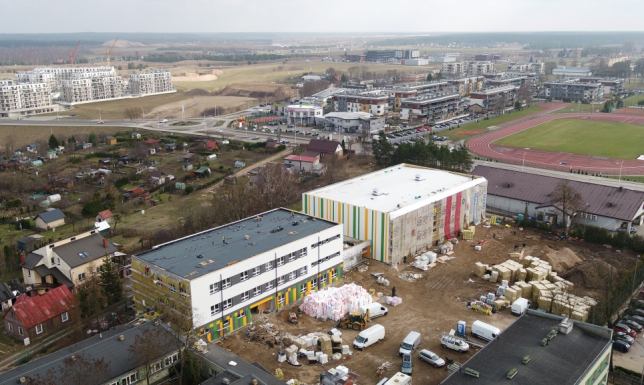 SP 4 po rozbudowie będzie niemal dwukrotnie większa W sierpniu ma zakończyć się remont w Szkole Podstawowej nr 4 w Suwałkach