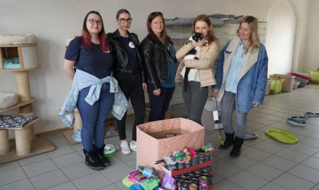 Akcja pomocowa zorganizowana przez studentów 