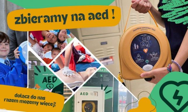 Uczniowie ze Starego Folwarku zbierają środki na zakup defibrylatora AED AED W SZKOLE - to ogólnopolski projekt
