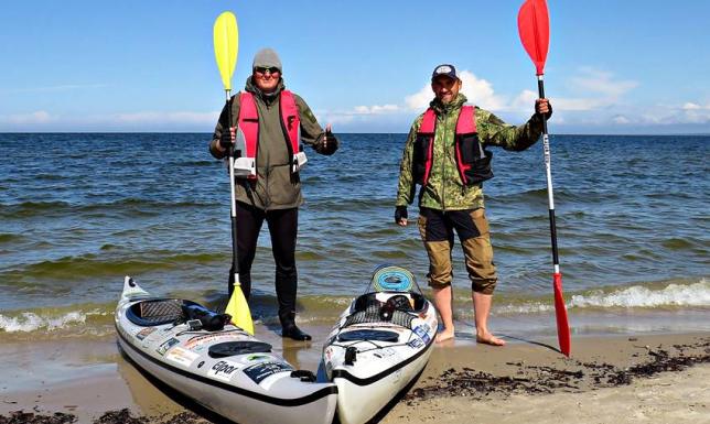 Kajakarze dopłynęli do Bałtyku