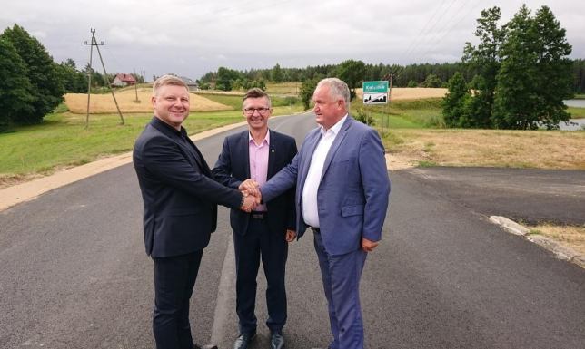 Nowa nawierzchnia na trasie Suwałki - Zaboryszki