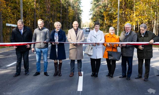 Powiat augustowski - wyremontowana droga Płaska-Mikaszówka oddano do użytku blisko półtorakilometrowy odcinek drogi wojewódzkiej nr 672