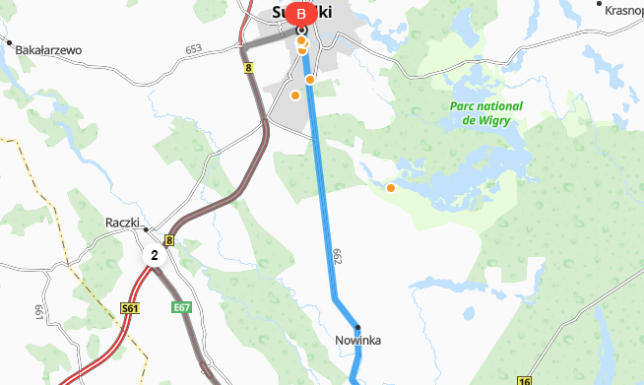 Umowa na dokumentację przebudowy drogi Augustów-Suwałki Suwałki-Augustów