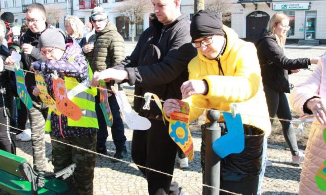 Marsz Kolorowej Skarpetki w Suwałkach