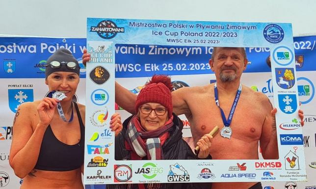 Mistrzostw Polski w pływaniu zimowym w Ełku