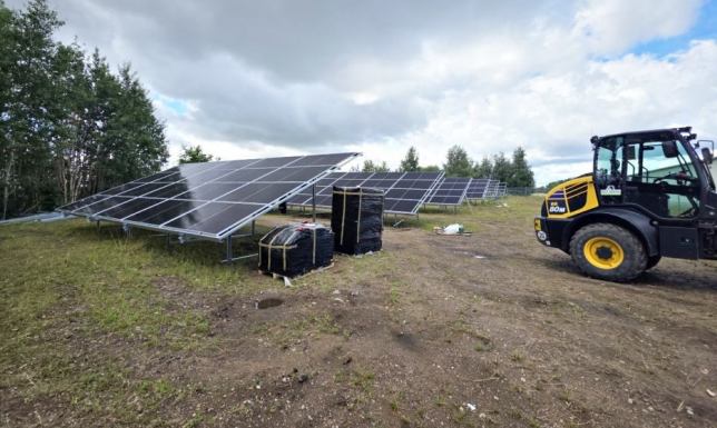 montaż instalacji fotowoltaicznej oraz kontenerowego magazynu energii