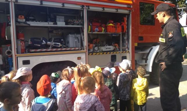 Ewakuacja Przedszkola nr 7 w Suwałkach i Miejskiego Żłobka