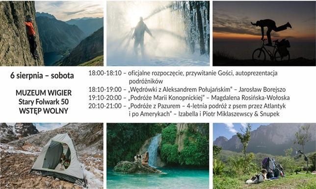 Trzecia edycja Festiwalu Podróżniczego nad Wigrami Wigierski Park Narodowy zaprasza w dniach 5-7 sierpnia