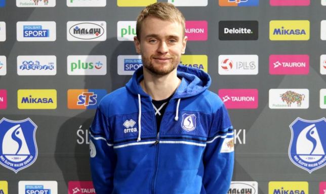 Paweł Filipowicz, libero Ślepska Malow Suwałki, pozostaje w klubie