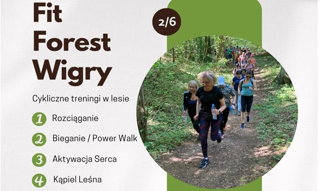 drugi z cyklu 90-minutowych treningów w lesie