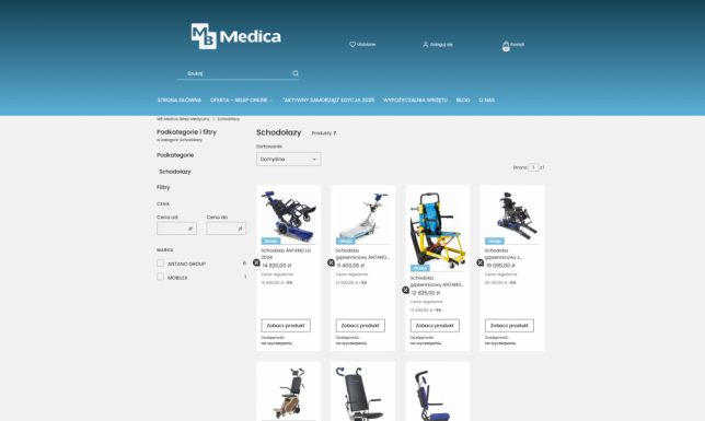 Schodołazy - Sklep ortopedyczny MB Medica