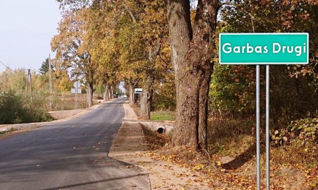 Droga gotowa przed czasem przebudowa drogi powiatowej nr 1106B granica województwa – Garbas – Mieruniszki