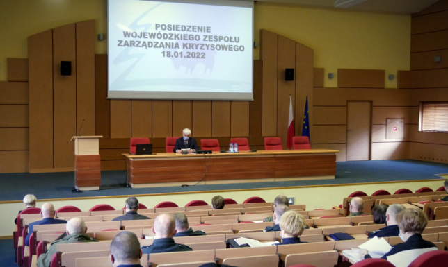 Posiedzenie Wojewódzkiego Zespołu Zarządzania Kryzysowego Posiedzenie Wojewódzkiego Zespołu Zarządzania Kryzysowego