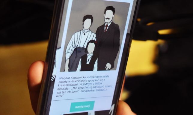 Inauguracja mobilnej wersji gry miejskiej "Maria Konopnicka i Tajemnice Suwałk".