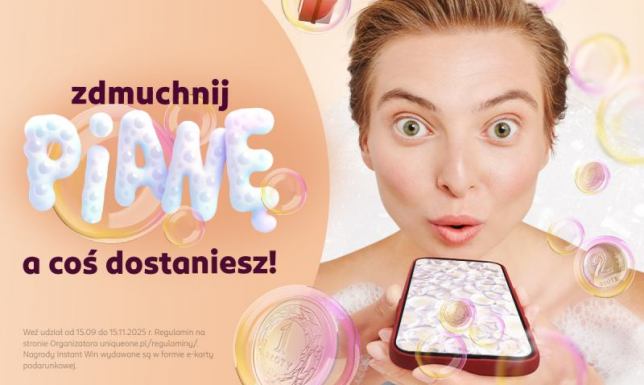 Zdmuchnij pianę w apce Rossmanna 