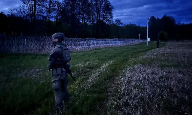 doszło do incydentu na granicy z udziałem pięciu migrantów