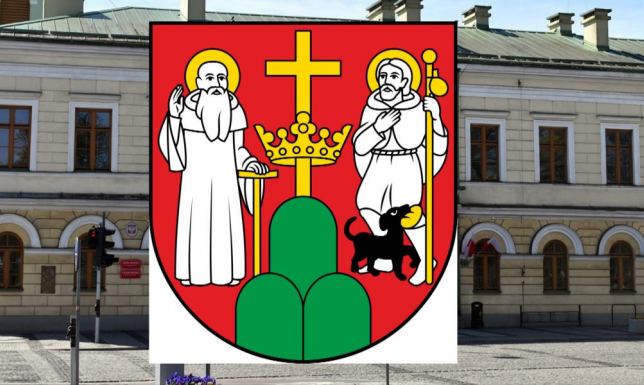Nowa wersja herbu Suwałk z pozytywną opinię Komisji Heraldycznej