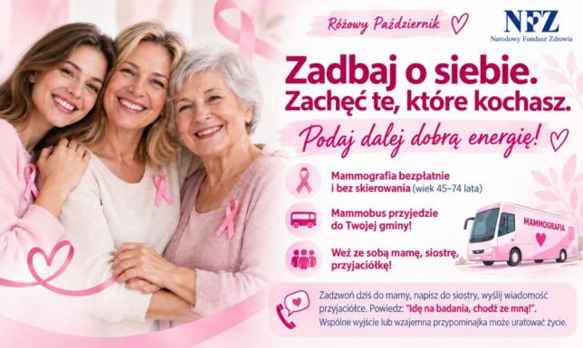 Harmonogram postoju mammobusów w naszym regionie