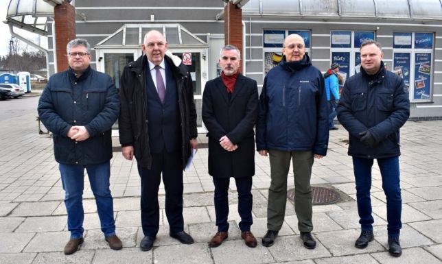 Konferencja prasowa Jacka Juszkiewicza, kandydata na prezydenta Suwałk