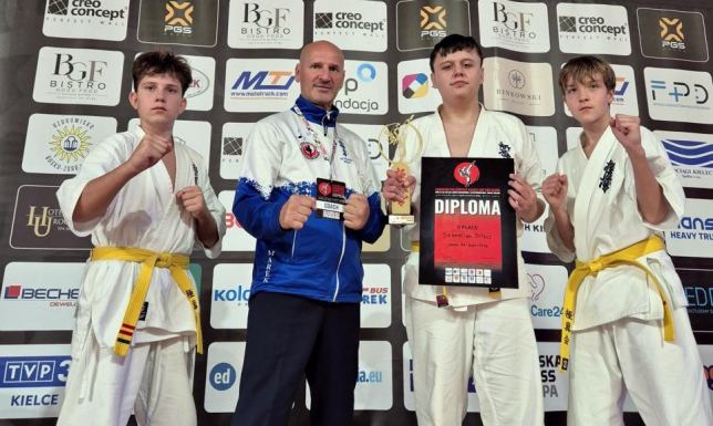 Sebastian Sitko z Suwalskiego Klubu Karate Kyokushin