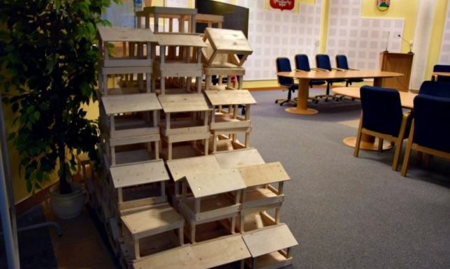 W  sali 26 suwalskiego Urzędu będą rozdawane karmniki dla ptaków