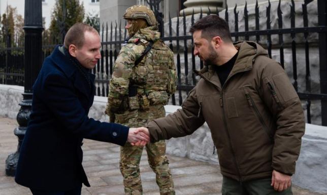 Poseł z województwa podlaskiego w Kijowie Wizyta w rocznicę inwazji rosyjskiej na Ukrainę