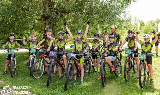 młodzi suwalscy kolarze spisali się doskonale w Supraślu