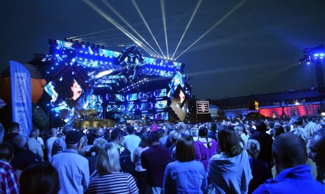  wojskowy piknik oraz koncert Telewizji Polskiej w Suwałkach