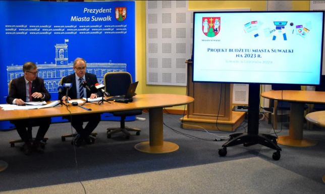 Prezentacja projektu budżetu Miasta Suwałki na 2023 rok