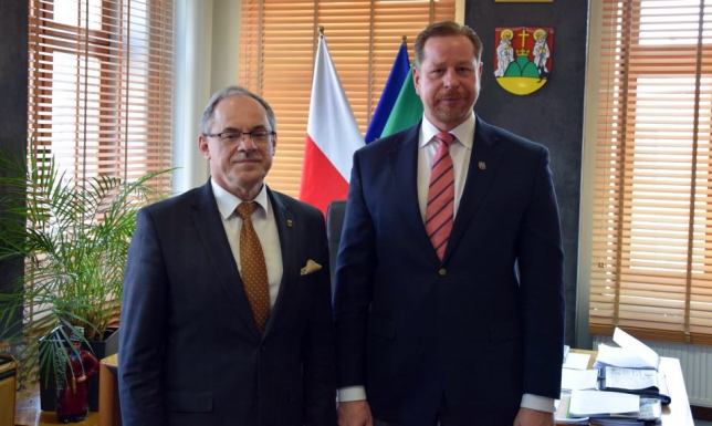 W Urzędzie Miejskim w Suwałkach gościł nowy Konsul Republiki Litewskiej w Sejnach