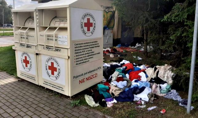 Kontenery PCK znikną z gruntów Miasta Suwałki Podlaski Oddział Okręgowy Polskiego Czerwonego Krzyża wydał oświadczenie