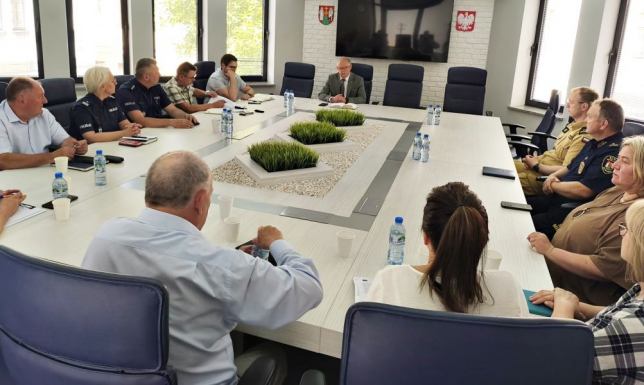 Posiedzenie Miejskiego Zespołu Zarządzania Kryzysowego