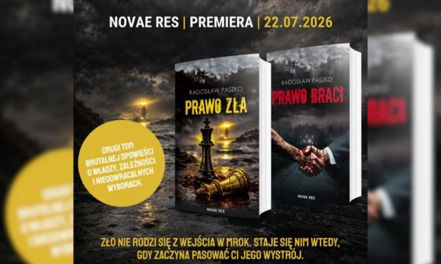 Autor z Ełku o krzywdzie i zemście - nowa powieść Radosława Paszki