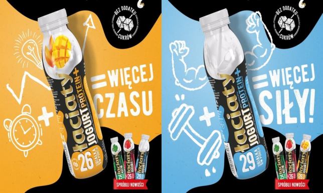 Dołatuj się z linią Łaciate Protein+! Rusza nowa kampania od Mlekpolu Dołatuj się z linią Łaciate Protein+! Rusza nowa kampania od Mlekpolu