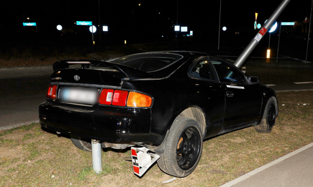  kolizja z udziałem pijanego kierowcy na rondzie przy ulicy Bulwarowej