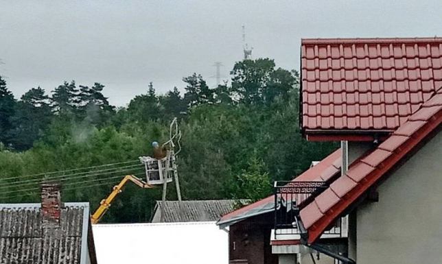 Wymiana lamp na ledowe w Bakałarzewie