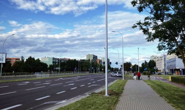 Zarząd Dróg i Zieleni w Suwałkach wymienia wyeksploatowane słupy latarni