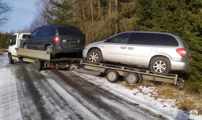 laweta busa zjechała do rowu w gminie Wiżąjny