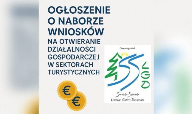 Nabór wniosków na otwarcie działalności w sektorze turystycznym Nabór wniosków na otwarcie działalności w sektorze turystycznym