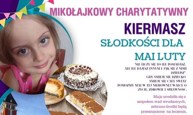 Mikołajkowy kiermasz Charytatywny dla Mai Mikołajkowy kiermasz Charytatywny dla Mai