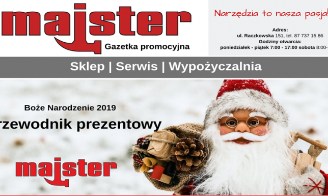 Przewodnik prezentowy firmy Majster Przewodnik prezentowy firmy Majster