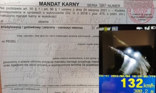 Kierowca porsche jechał ulicą Sikorskiego 132 kilometry na godzinę