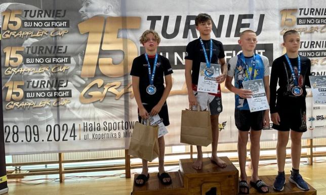 Srebrny medal Marcela Borowskiego w Mińsku Mazowieckim srebrny medal podczas XV Turnieju BJJ No-Gi Fight Grappler Cup