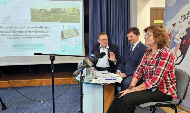 Wyjaśniali po co w Suwałkach powstać ma Mediateka Po co jest nam potrzebna Mediateka im. Marii Konopnickiej w Suwałkach?